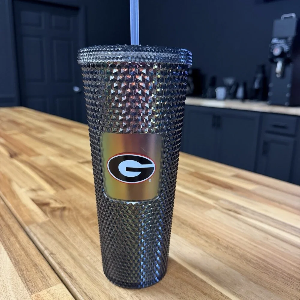 Starbucks 2022 University of Georgia Bulldogs Studded 24oz Tumbler UGA